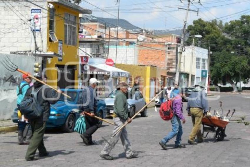 TLAXCALA . LIMPIEZA PANTEONES