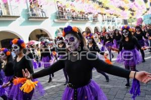 TLAXCALA . DESFILE DÍA DE MUERTOS