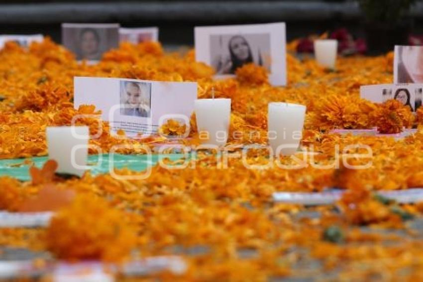 OFRENDA FEMINICIDIOS