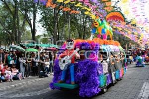 TLAXCALA . DESFILE DÍA DE MUERTOS