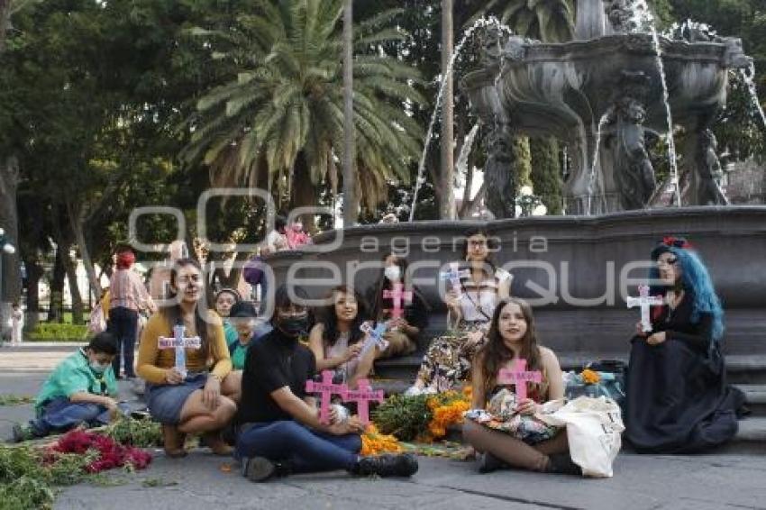 OFRENDA FEMINICIDIOS