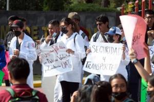 TLAXCALA . PROTESTA UNIVERSITARIA