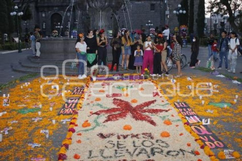 OFRENDA FEMINICIDIOS