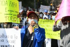 TLAXCALA . PROTESTA UNIVERSITARIA