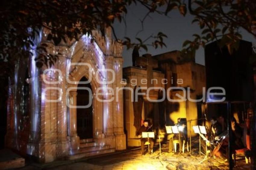 VIDEO MAPPING . PANTEÓN FRANCES