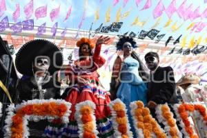 TLAXCALA . DESFILE DÍA DE MUERTOS