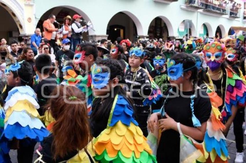 TLAXCALA . DESFILE DÍA DE MUERTOS