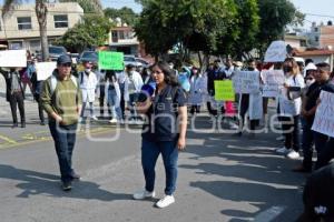 TLAXCALA . PROTESTA UNIVERSITARIA