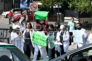 TLAXCALA . PROTESTA UNIVERSITARIA