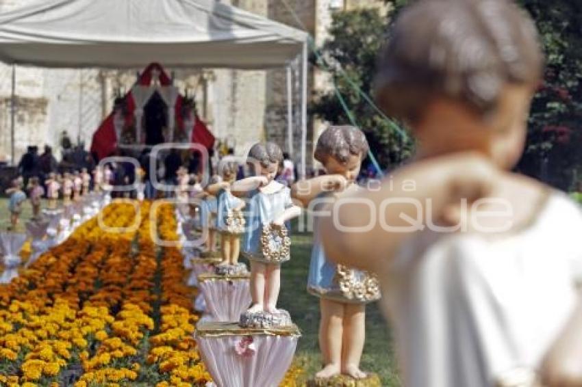 HUAQUECHULA . OFRENDA MONUMENTAL