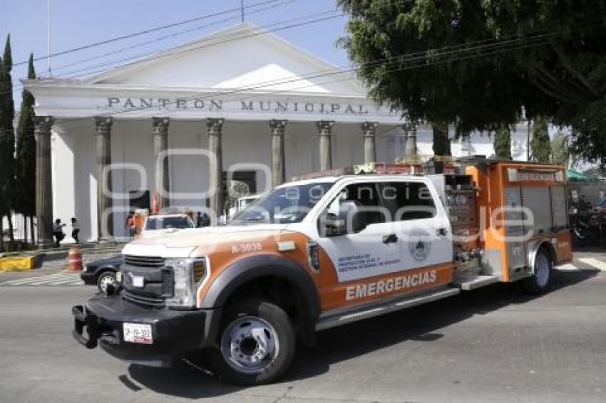 PANTEONES . OPERATIVO SEGURIDAD