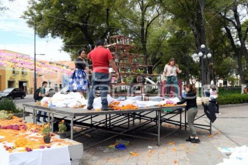 TLAXCALA . RETIRO OFRENDA