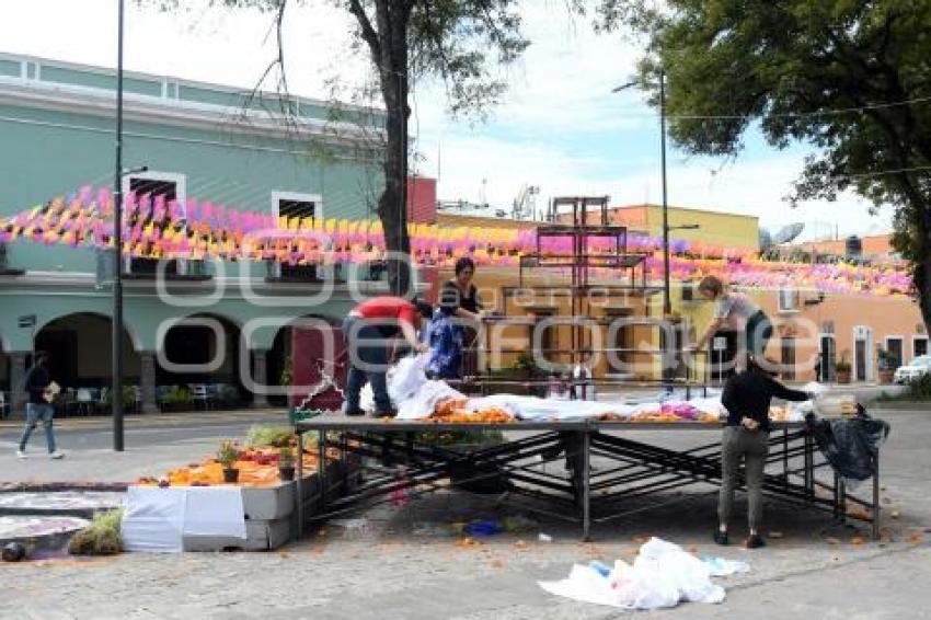 TLAXCALA . RETIRO OFRENDA