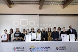 SAN ANDRÉS CHOLULA . CERTIFICACIÓN EMPRESAS