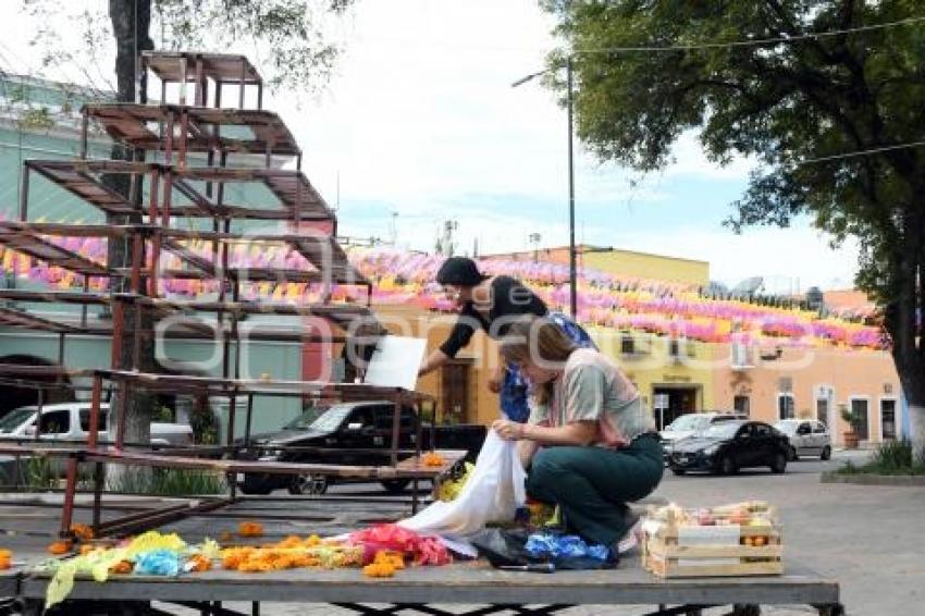 TLAXCALA . RETIRO OFRENDA