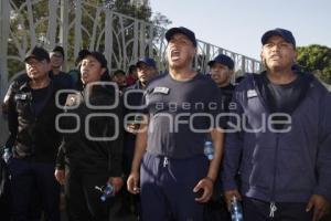 AYUNTAMIENTO . CARRERA CON CADETES