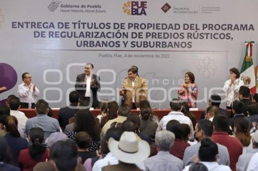 GOBIERNO ESTATAL . TÍTULOS DE PROPIEDAD