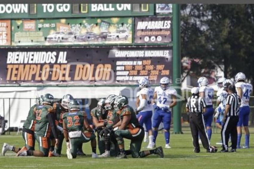 FÚTBOL AMERICANO . AZTECAS VS BORREGOS CEM