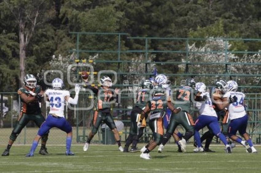 FÚTBOL AMERICANO . AZTECAS VS BORREGOS CEM