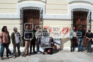 TLAXCALA . PROTESTA TEBAC