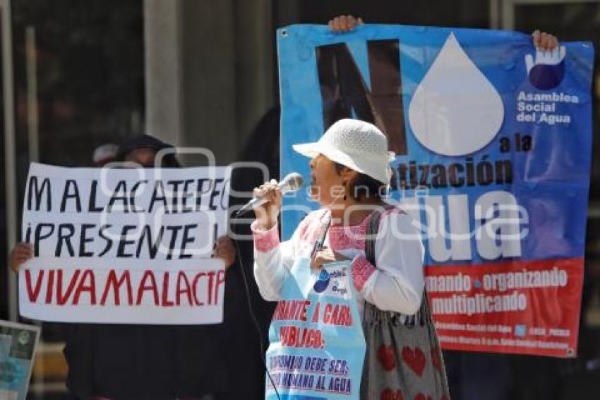 MANIFESTACIÓN . PRIVATIZACIÓN DEL AGUA