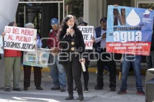 MANIFESTACIÓN . PRIVATIZACIÓN DEL AGUA