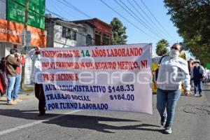 TLAXCALA . MANIFESTACIÓN SALUD