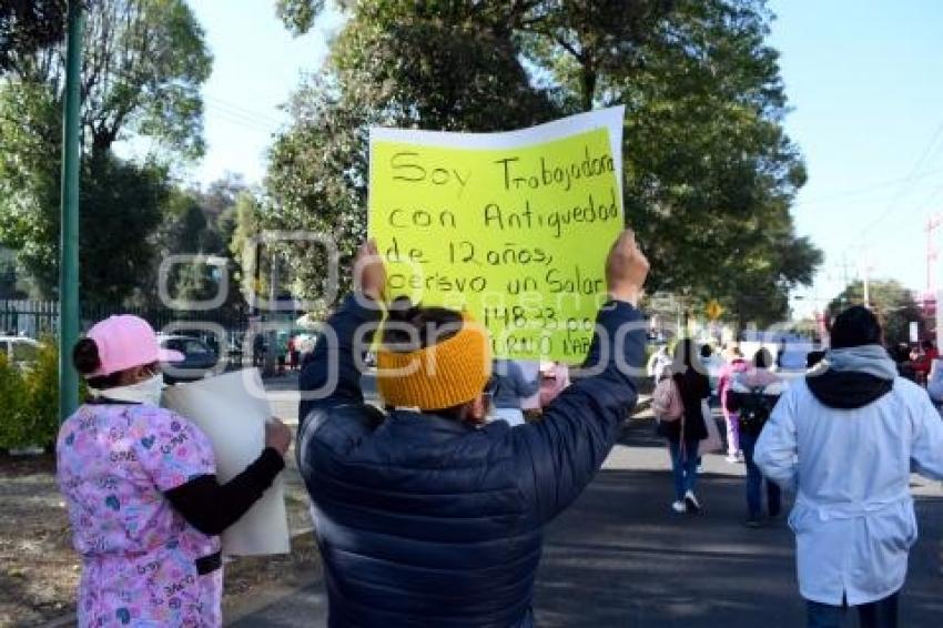 TLAXCALA . MANIFESTACIÓN SALUD