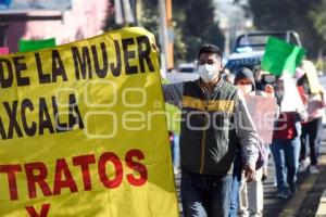 TLAXCALA . MANIFESTACIÓN SALUD