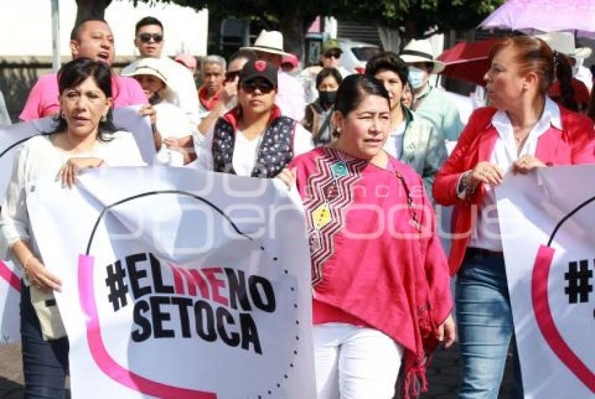 TLAXCALA . MARCHA DEFENSA DEL INE