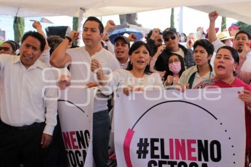 TLAXCALA . MARCHA DEFENSA DEL INE