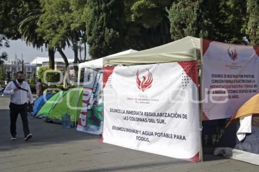 PLANTÓN ZÓCALO DE PUEBLA