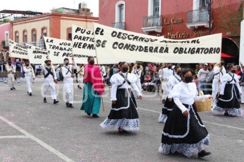 ATLIXCO . DESFILE . REVOLUCIÓN MEXICANA