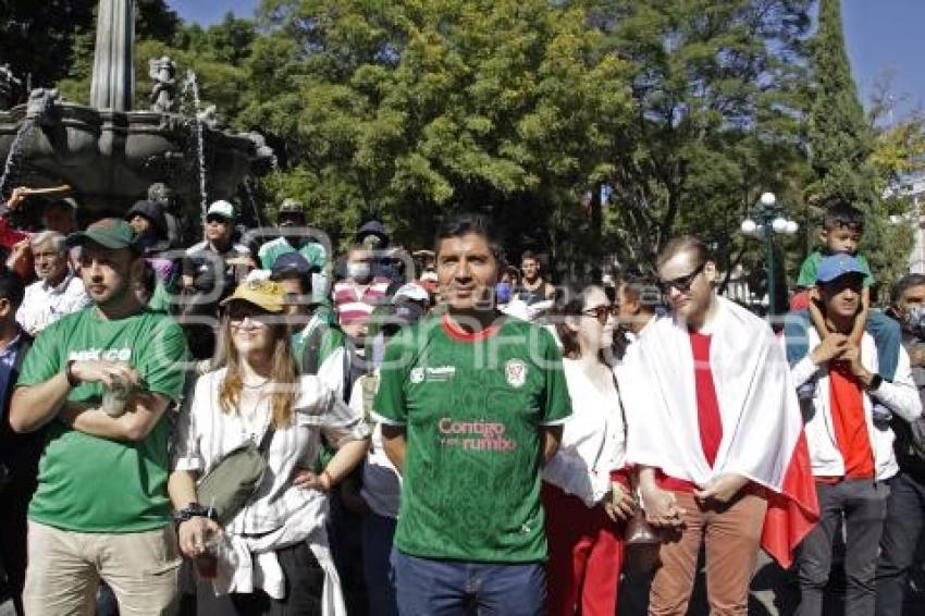 MUNDIAL FÚTBOL . ZÓCALO