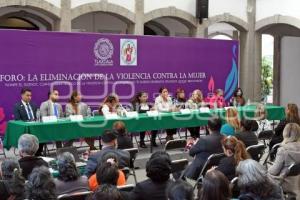 TLAXCALA . FORO VIOLENCIA CONTRA LA MUJER