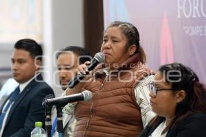 TLAXCALA . FORO VIOLENCIA CONTRA LA MUJER