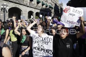 DÍA NARANJA . MARCHA FEMINISTAS