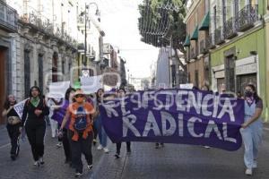 DÍA NARANJA . MARCHA FEMINISTAS