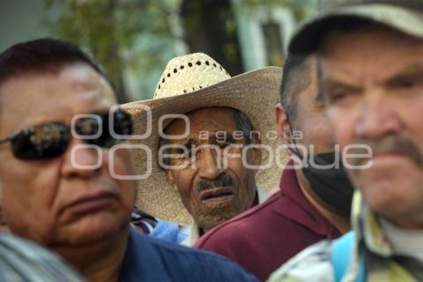 TLAXCALA . PROTESTA CAMPESINOS