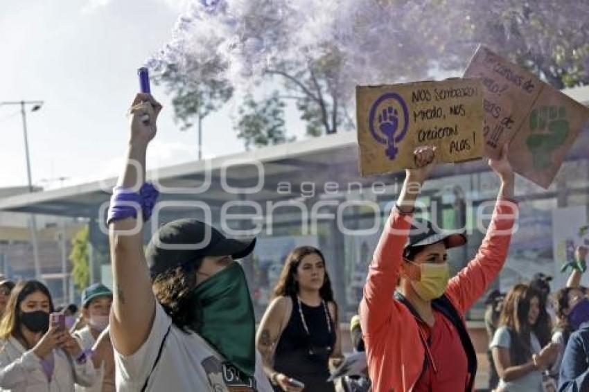 DÍA NARANJA . MARCHA FEMINISTAS