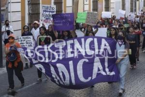 DÍA NARANJA . MARCHA FEMINISTAS