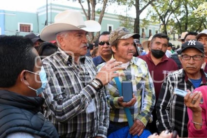 TLAXCALA . PROTESTA CAMPESINOS