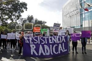 DÍA NARANJA . MARCHA FEMINISTAS