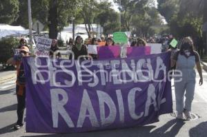 DÍA NARANJA . MARCHA FEMINISTAS