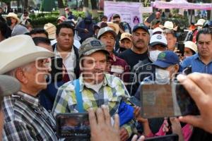 TLAXCALA . PROTESTA CAMPESINOS