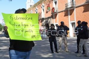 TLAXCALA . MANIFESTACIÓN COBAT