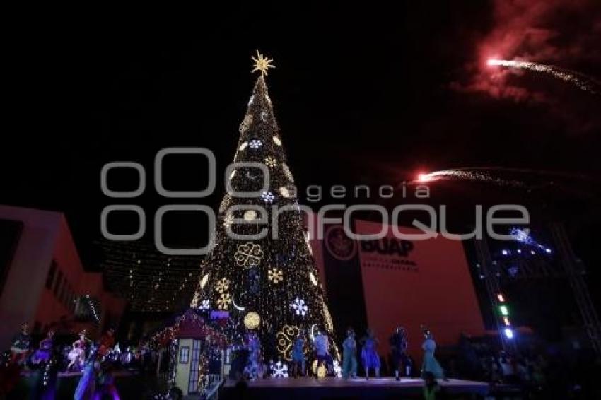 BUAP . ÁRBOL NAVIDEÑO