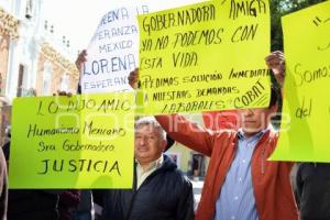 TLAXCALA . MANIFESTACIÓN COBAT