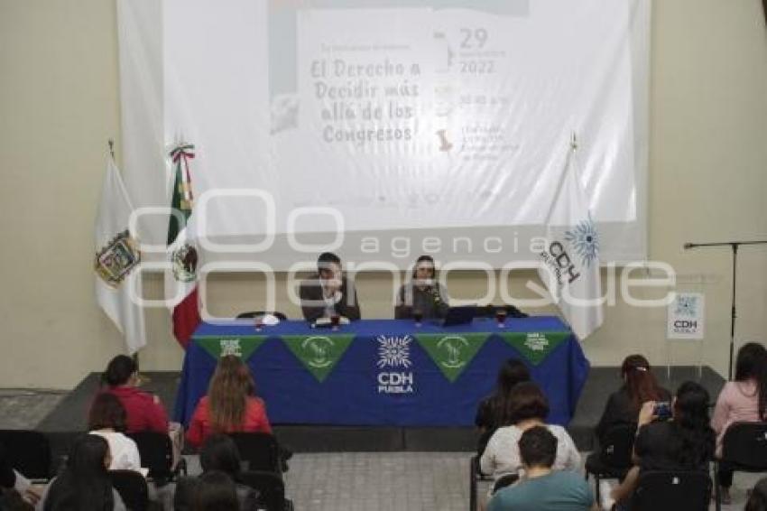 CDH . FORO EL DERECHO A DECIDIR