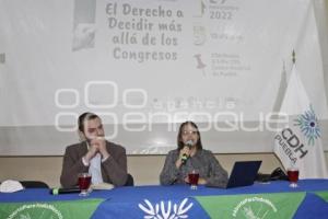 CDH . FORO EL DERECHO A DECIDIR